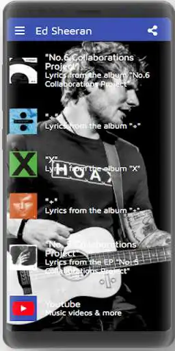 Play Ed Sheeran Lyrics/Wallpapers  and enjoy Ed Sheeran Lyrics/Wallpapers with UptoPlay