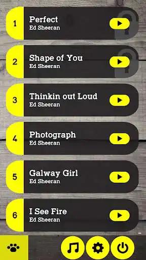 Play Ed Sheeran Piano Game