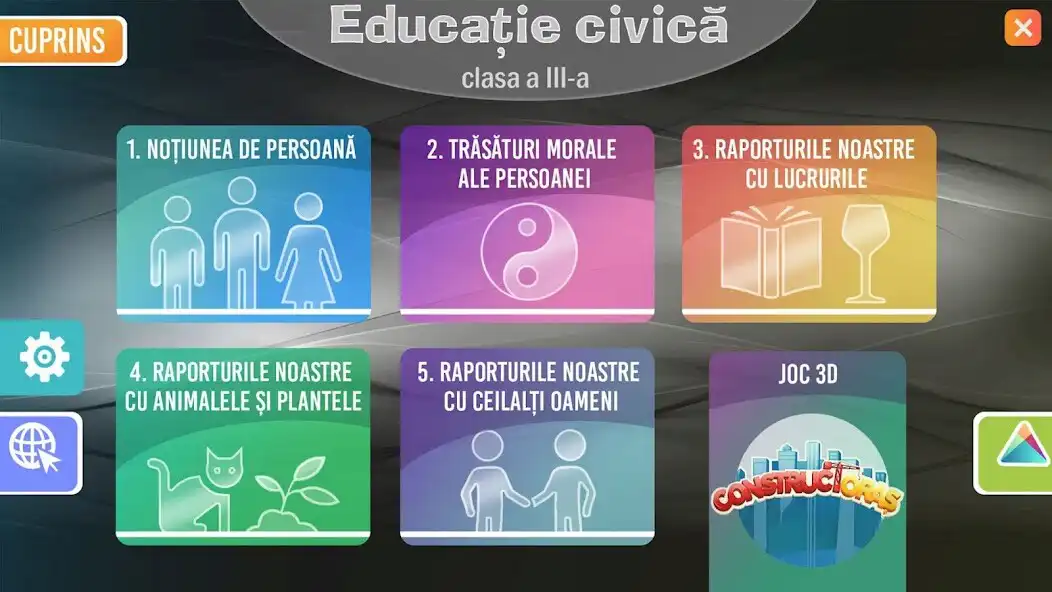 Play Educatie civica 3  and enjoy Educatie civica 3 with UptoPlay