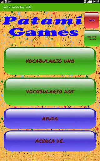 Play Educational Game - Custom Vocabulary  Cards-  and enjoy Educational Game - Custom Vocabulary  Cards- with UptoPlay