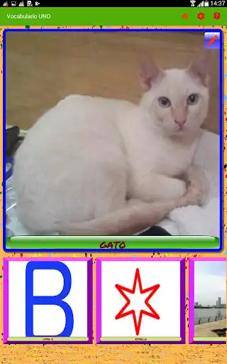 Play Educational Game - Custom Vocabulary  Cards- as an online game Educational Game - Custom Vocabulary  Cards- with UptoPlay