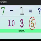 Free play online Educational subtraction game APK