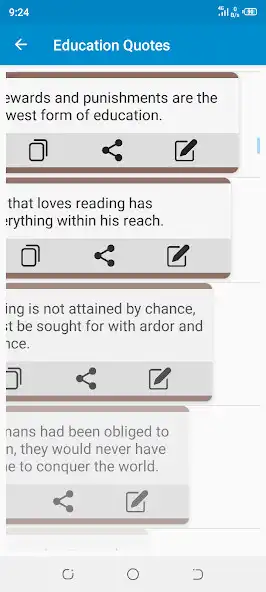 Play Education Quotes App as an online game Education Quotes App with UptoPlay