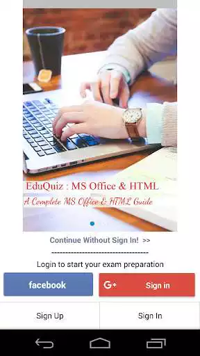 Play EduQuiz : MS Office and HTML