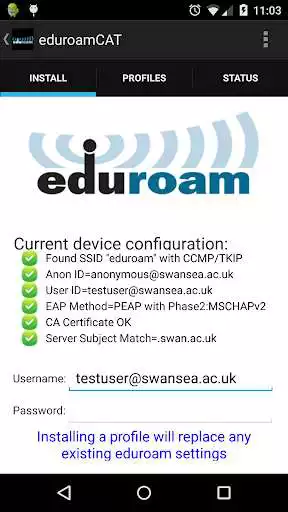 Play eduroam CAT  and enjoy eduroam CAT with UptoPlay