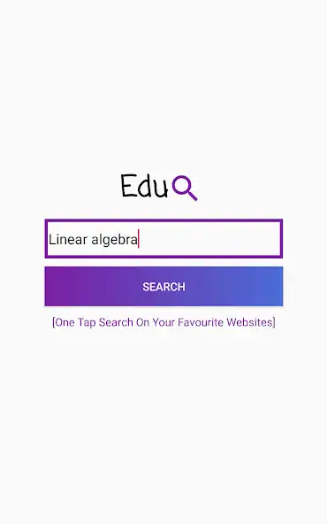 Play EduSearch - Study Search Made Simple as an online game EduSearch - Study Search Made Simple with UptoPlay
