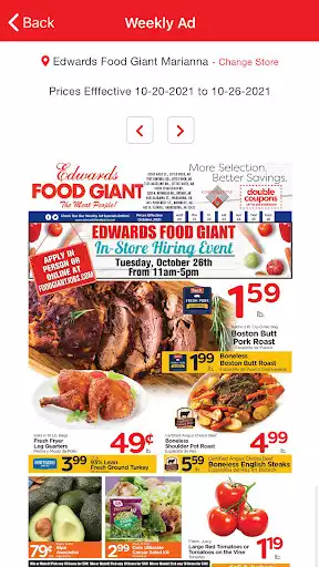 Play Edwards Food Giant as an online game Edwards Food Giant with UptoPlay