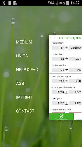 Play E+E Humidity Calculator
