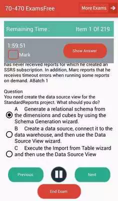 Play EF 70-470 Microsoft Exam