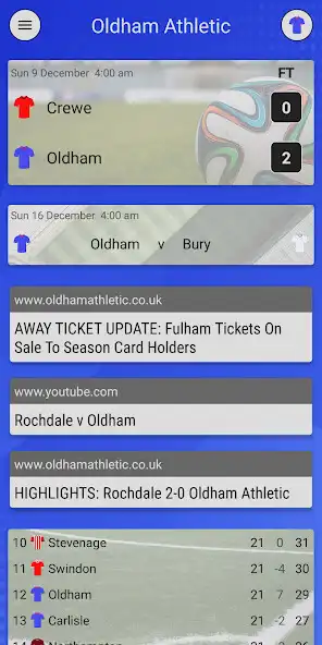 Play EFN Unofficial Oldham Athletic  and enjoy EFN Unofficial Oldham Athletic with UptoPlay