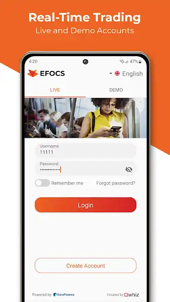 Play EFOCS: Trade Stocks  ETFs  and enjoy EFOCS: Trade Stocks  ETFs with UptoPlay