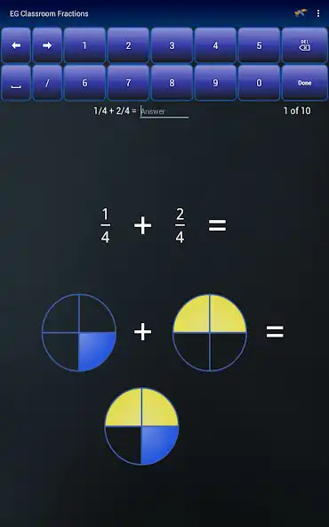 Play EG Classroom Fractions™ Demo as an online game EG Classroom Fractions™ Demo with UptoPlay
