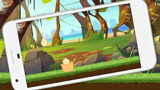 Play Egg Catcher : Up Down Basket as an online game Egg Catcher : Up Down Basket with UptoPlay