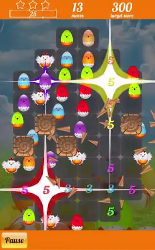 Play Egg Crush: Match eggs to blast as an online game Egg Crush: Match eggs to blast with UptoPlay