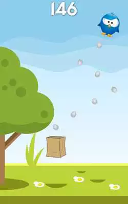 Play EggDrop FREE one finger arcade