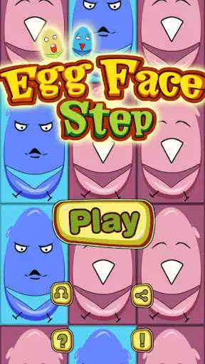 Play Egg Face Step as an online game Egg Face Step with UptoPlay