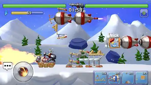Play Eggineers - physics machine, construct castle, pvp as an online game Eggineers - physics machine, construct castle, pvp with UptoPlay