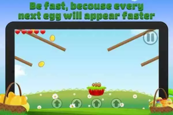 Play Eggs in a basket!