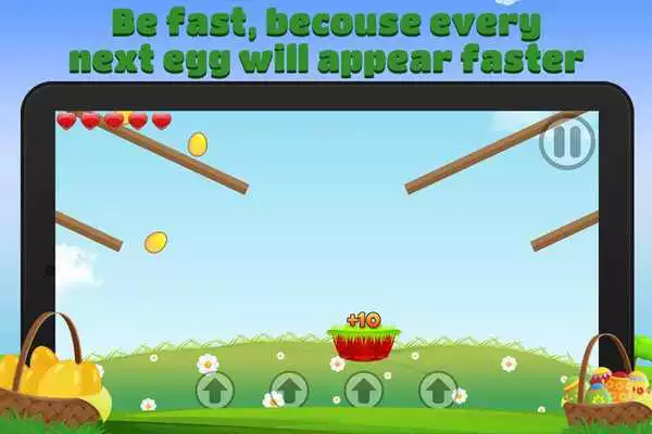 Play Eggs in a basket!