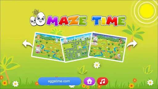 Play Eggs Time Mazes