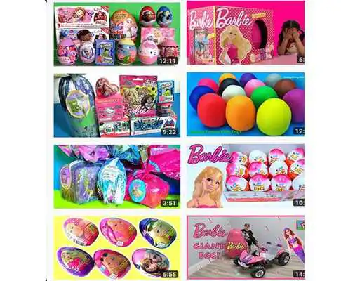 Play Egg Surprises Barbie Doll
