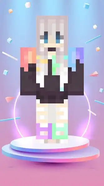 Play Egirl Skin for Minecraft as an online game Egirl Skin for Minecraft with UptoPlay