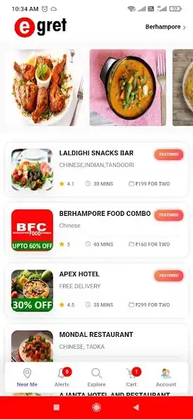 Play Egret Food Delivery App as an online game Egret Food Delivery App with UptoPlay