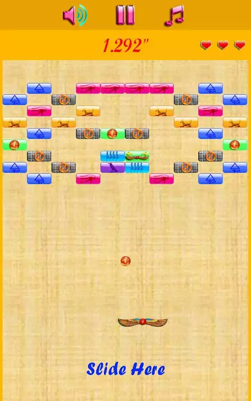 Play Egypt Bricks Breaker