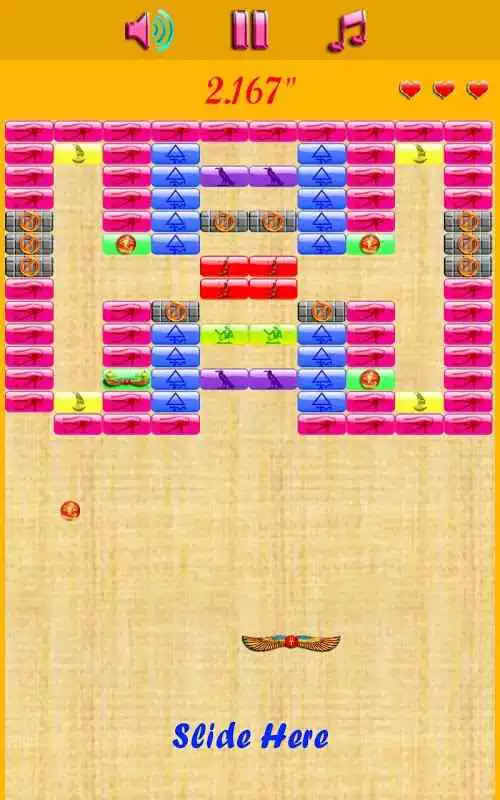 Play Egypt Bricks Breaker