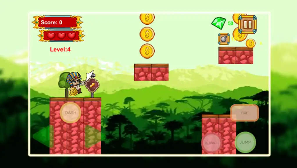 Play Egyptian Castle Adventure as an online game Egyptian Castle Adventure with UptoPlay