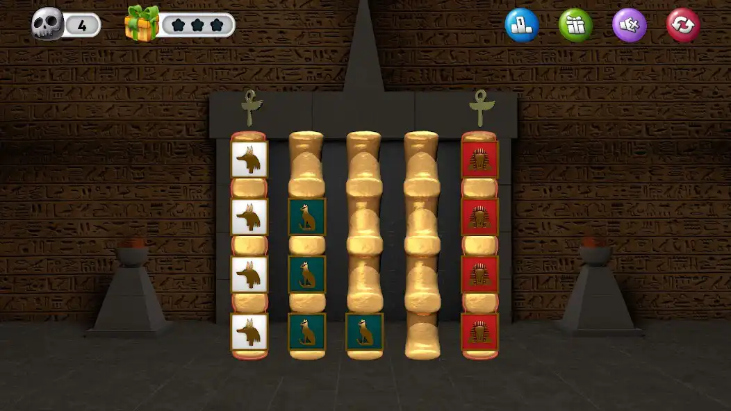 Play Egyptian Color Sort Puzzle  and enjoy Egyptian Color Sort Puzzle with UptoPlay
