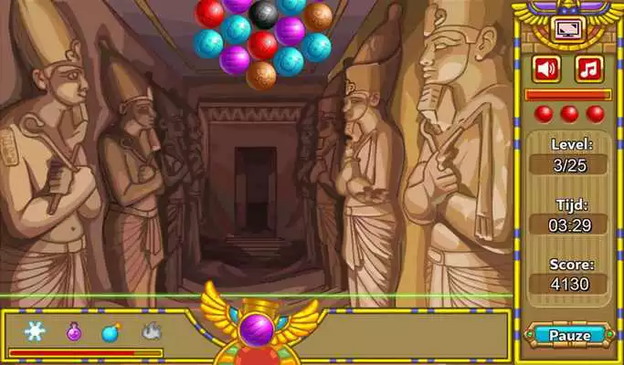 Play Egyptian Marble Bubble Shooter