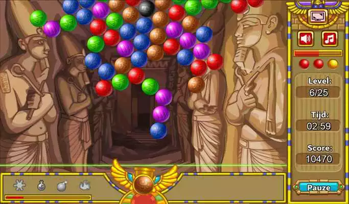 Play Egyptian Marble Bubble Shooter
