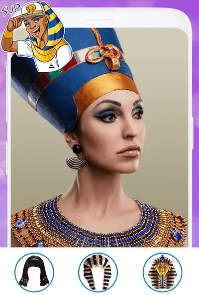 Play Egyptian Pharaoh Photo Editor as an online game Egyptian Pharaoh Photo Editor with UptoPlay