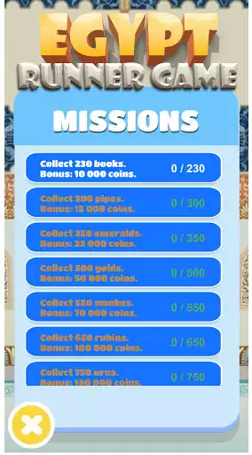 Play Egypt Runner Game as an online game Egypt Runner Game with UptoPlay