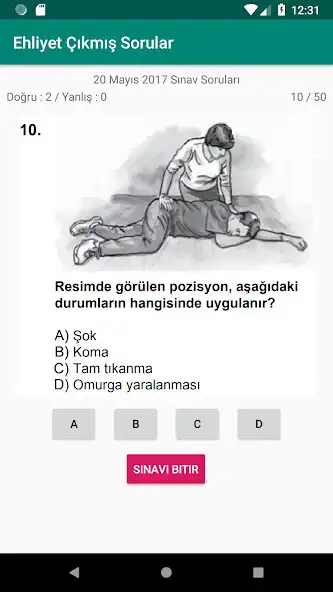 Play Ehliyet Sınav Soruları 2025 as an online game Ehliyet Sınav Soruları 2025 with UptoPlay