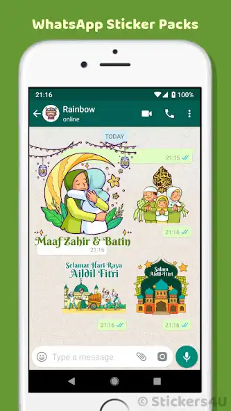 Play Eid al-Fitr Sticker Packs 2 as an online game Eid al-Fitr Sticker Packs 2 with UptoPlay