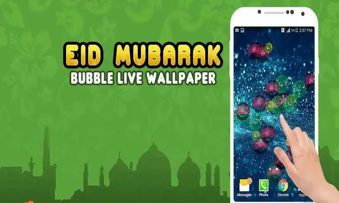 Play Eid Mubarak Bubble Live Wallpaper Play Eid Mubarak Bubble Live Wallpaper