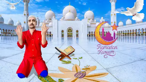 Play Eid Mubarak Photo Frame as an online game Eid Mubarak Photo Frame with UptoPlay