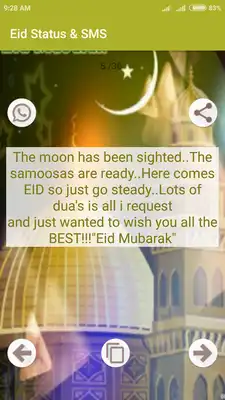 Play Eid SMS  Status 2016