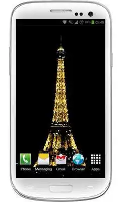 Play Eiffel Tower At Night LWP