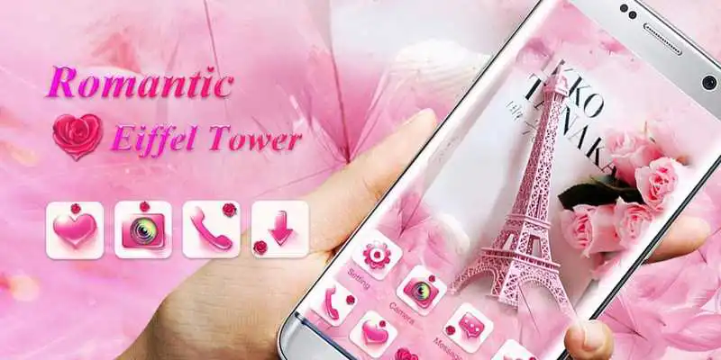 Play Eiffel Tower Go Launcher Theme