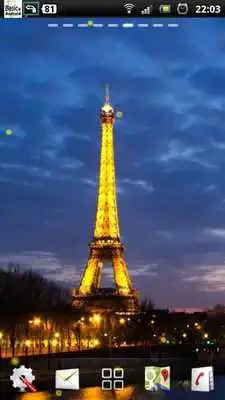 Play eiffel tower night lwp Play eiffel tower night lwp