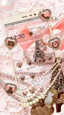 Play Eiffel Tower Orange Bow Theme