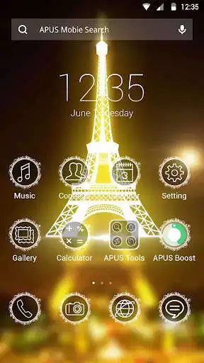 Play Eiffel Tower theme for Apus  and enjoy Eiffel Tower theme for Apus with UptoPlay