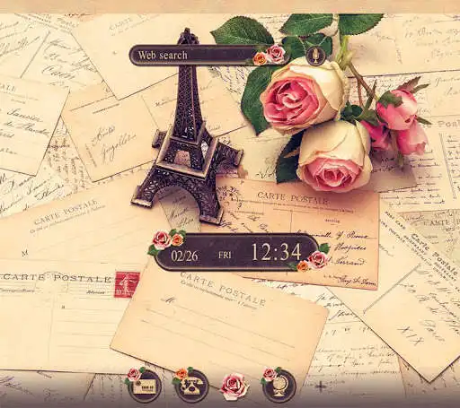 Play Eiffel Tower-Vintage French-