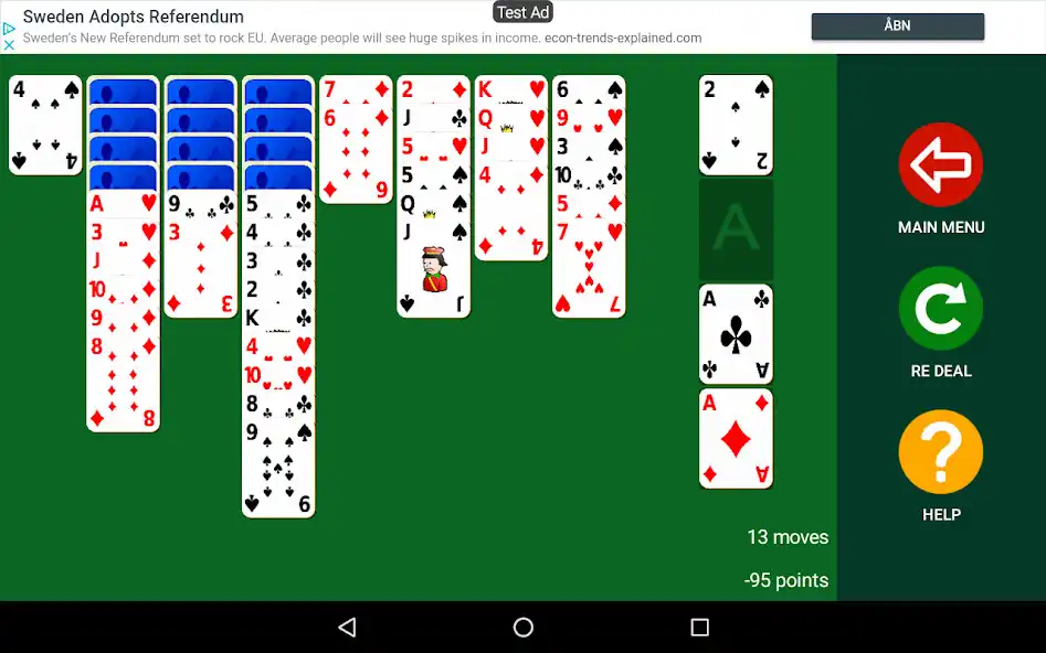 Play Eight Solitaire - An Original Card Game as an online game Eight Solitaire - An Original Card Game with UptoPlay