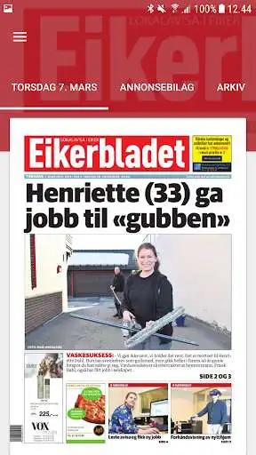 Play Eikerbladet eAvis  and enjoy Eikerbladet eAvis with UptoPlay