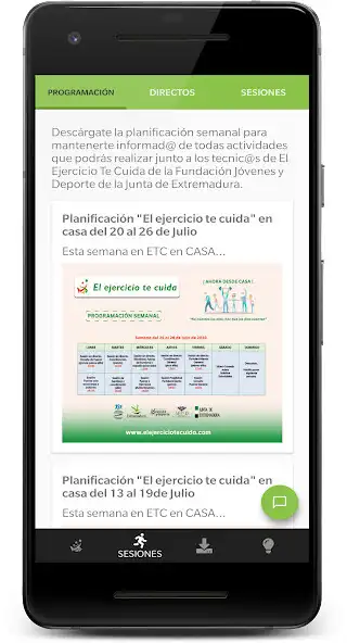 Play Ejercicio te Cuida as an online game Ejercicio te Cuida with UptoPlay