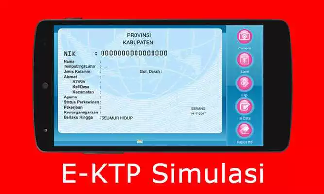 Play E-KTP Simulasi = Bikin KTP Elektronik Sendiri